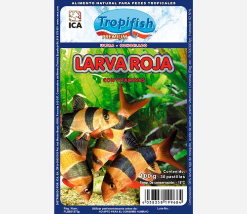 Larva roja de mosquito 100gr