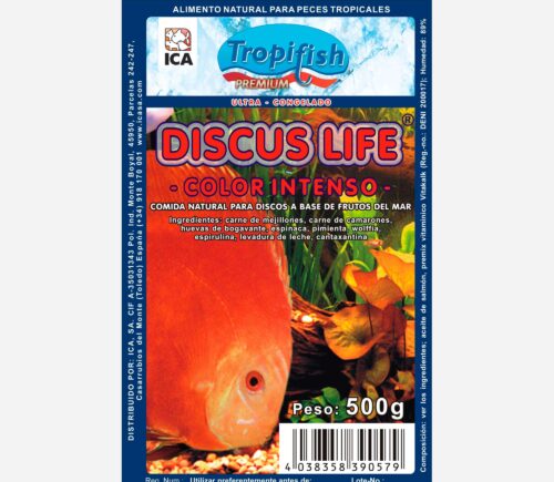 Comida de discos color sea food 500gr