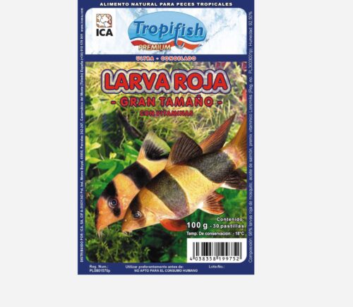 Larva roja de mosquitos grande 100gr